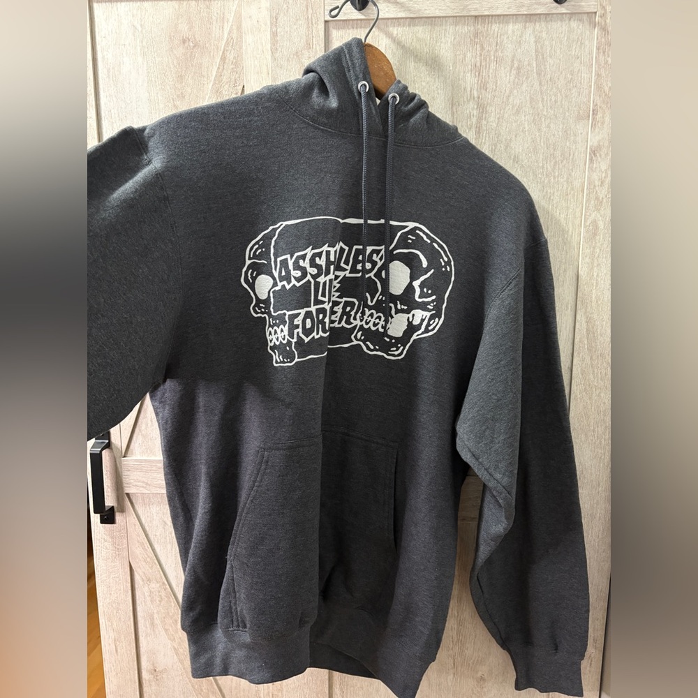 Gray Graphic Hoodie